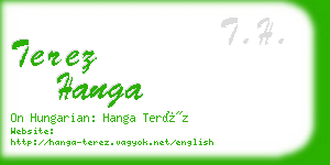 terez hanga business card